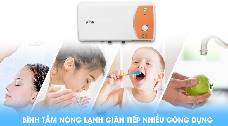 Bình nước nóng Ferroli VERDI 15L TE 15 Lít - Đa dạng công dụng Bình nước nóng Ferroli VERDI 15L TE 15 Lít - Đa dạng công dụng