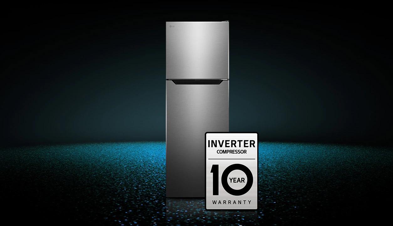 Máy nén Inverter vận hành êm ái, tiết kiệm điện hiệu quả Tủ lạnh LG Inverter 325L T33SV