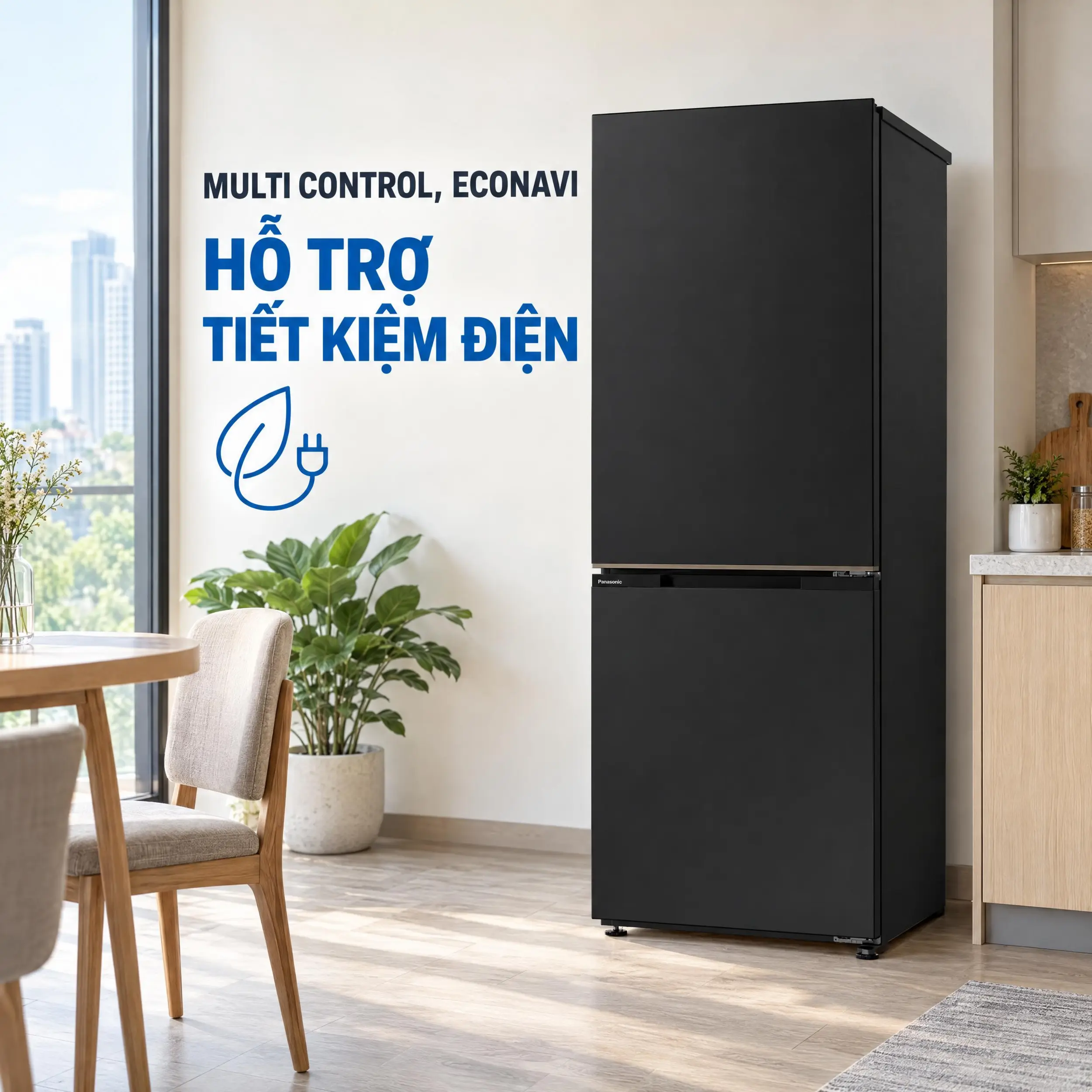 Tủ lạnh Panasonic Inverter 344 lít NR-BV372BWKV - Công nghệ tiết kiệm điện